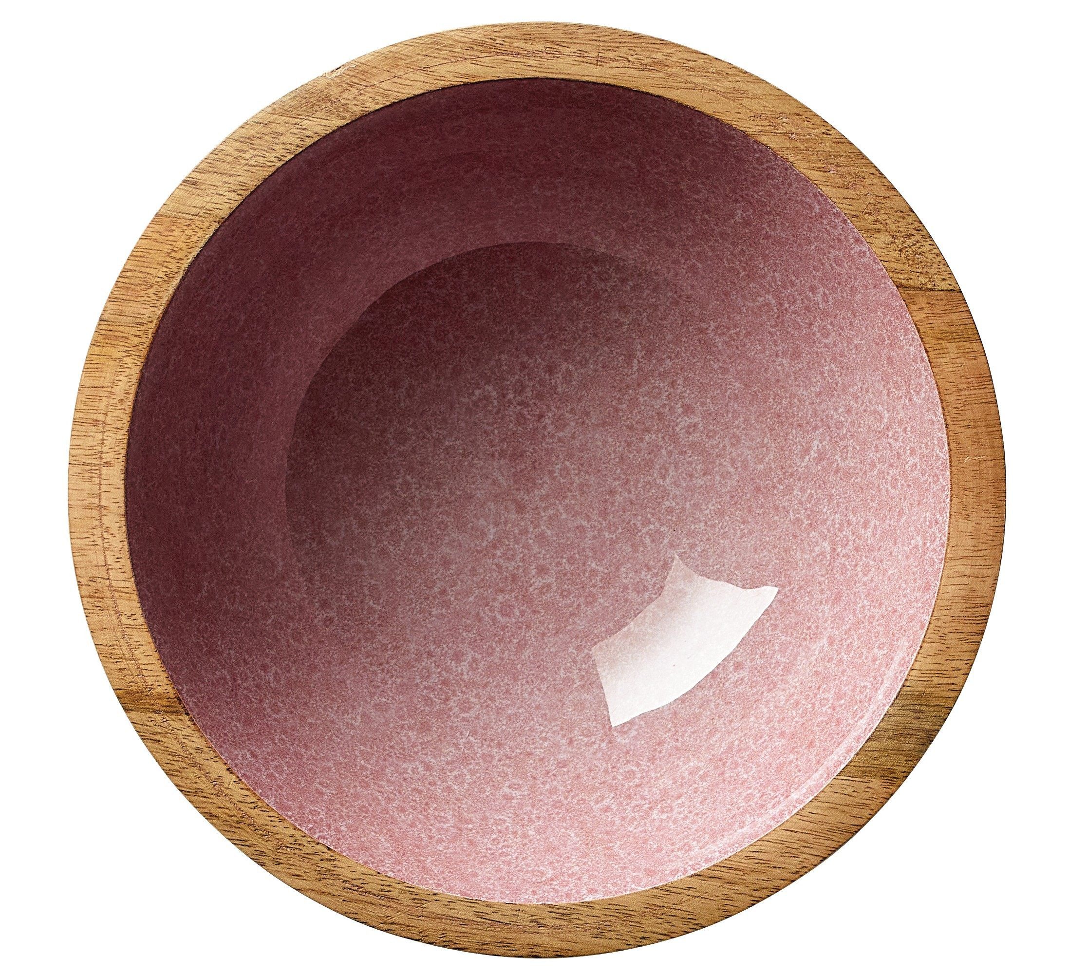 ZASSENHAUS Schüssel Schüssel Schale Obstschale Mangoholz Ø20 x 8cm ZASSENHAUS MINERAL, Material: Mangoholz