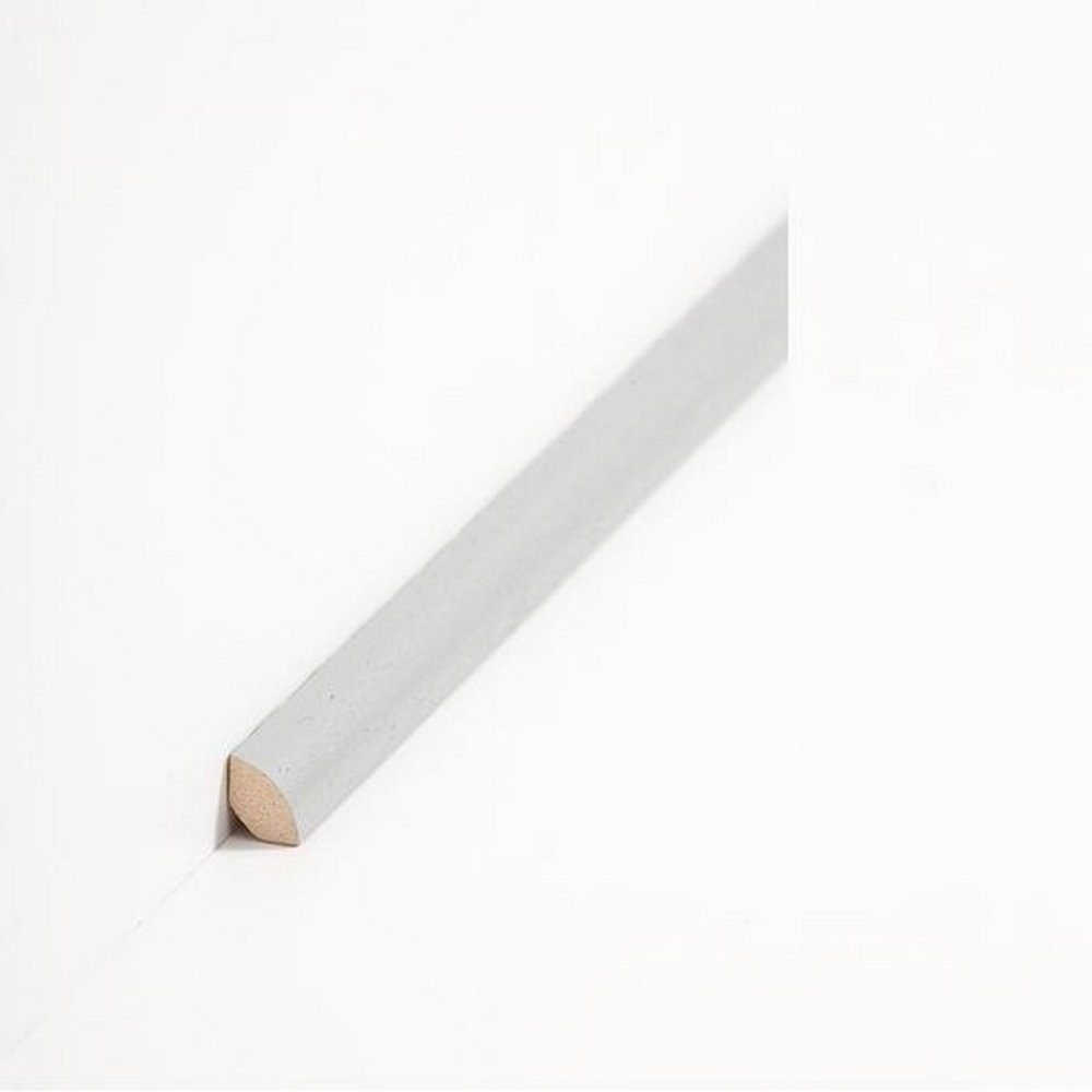 PROVISTON Sockelleiste Massivholz, 12 x 12 x 2000 mm, Grau, Massivholz Fußleiste, 10, L: 200 cm