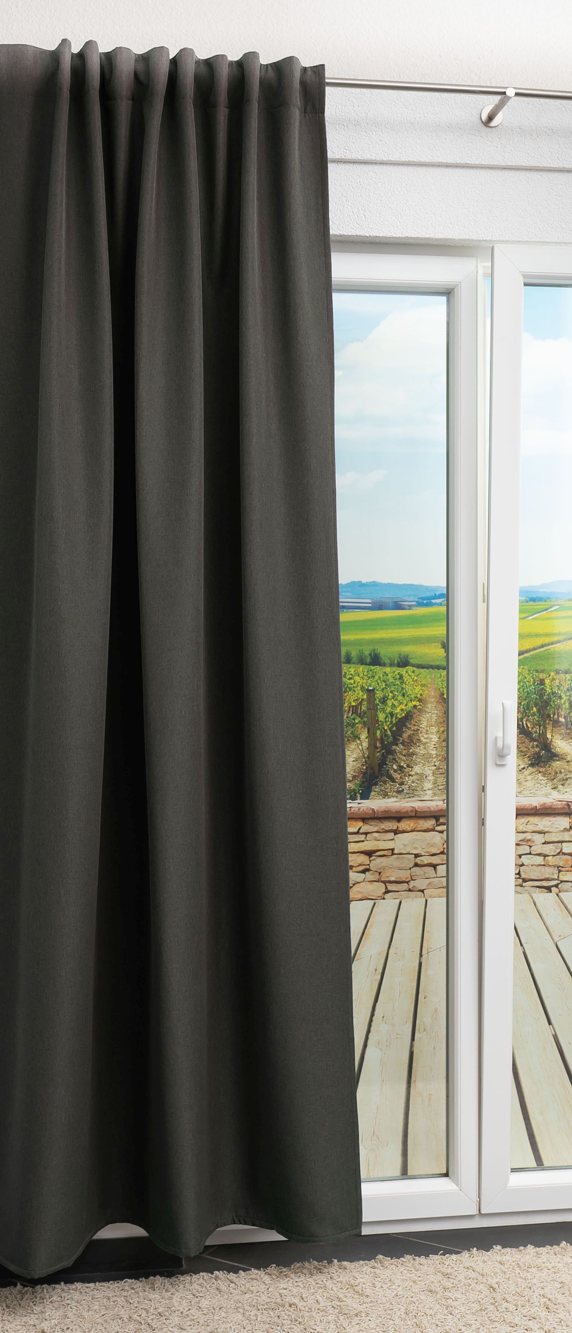 LYSEL® Vorhang Zugbandschal Thermo Dimout (1 günstig online kaufen