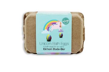 Winkee Badezusatz Einhorn-Ei, 6-tlg., mit Sprudeleffekt, im klassischen Eierkarton verpackt