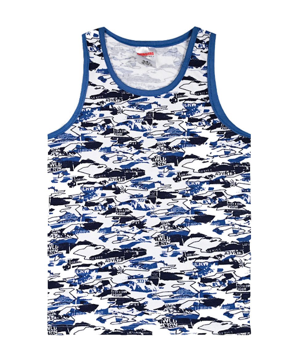 ENERGIERS Unterhemd ENERGIERS Jungen 3-Pack Unterhemd Tank blau (3-St)