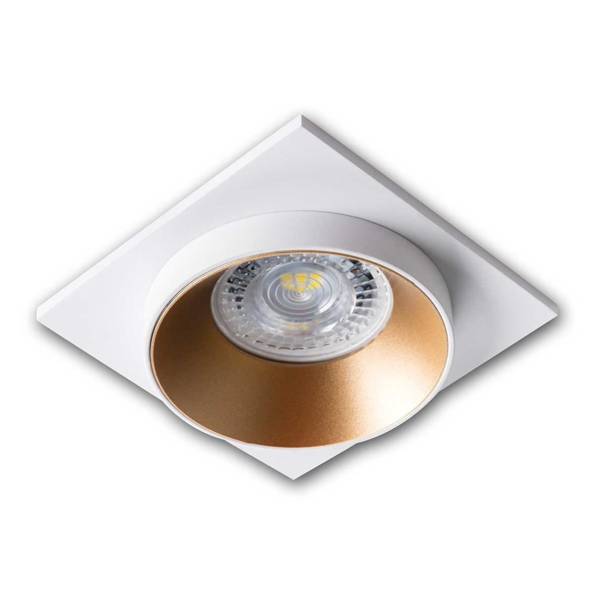 Kanlux Einbaurahmen Einbauleuchte SIMEN DSL W/G/W, Aluminium gepulvert