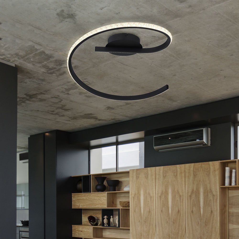 GLOBO LIGHTING LED Deckenleuchte, LED-Leuchtmittel fest verbaut, Warmweiß, Deckenleuchte Deckenlampe Wohnzimmerleuchte