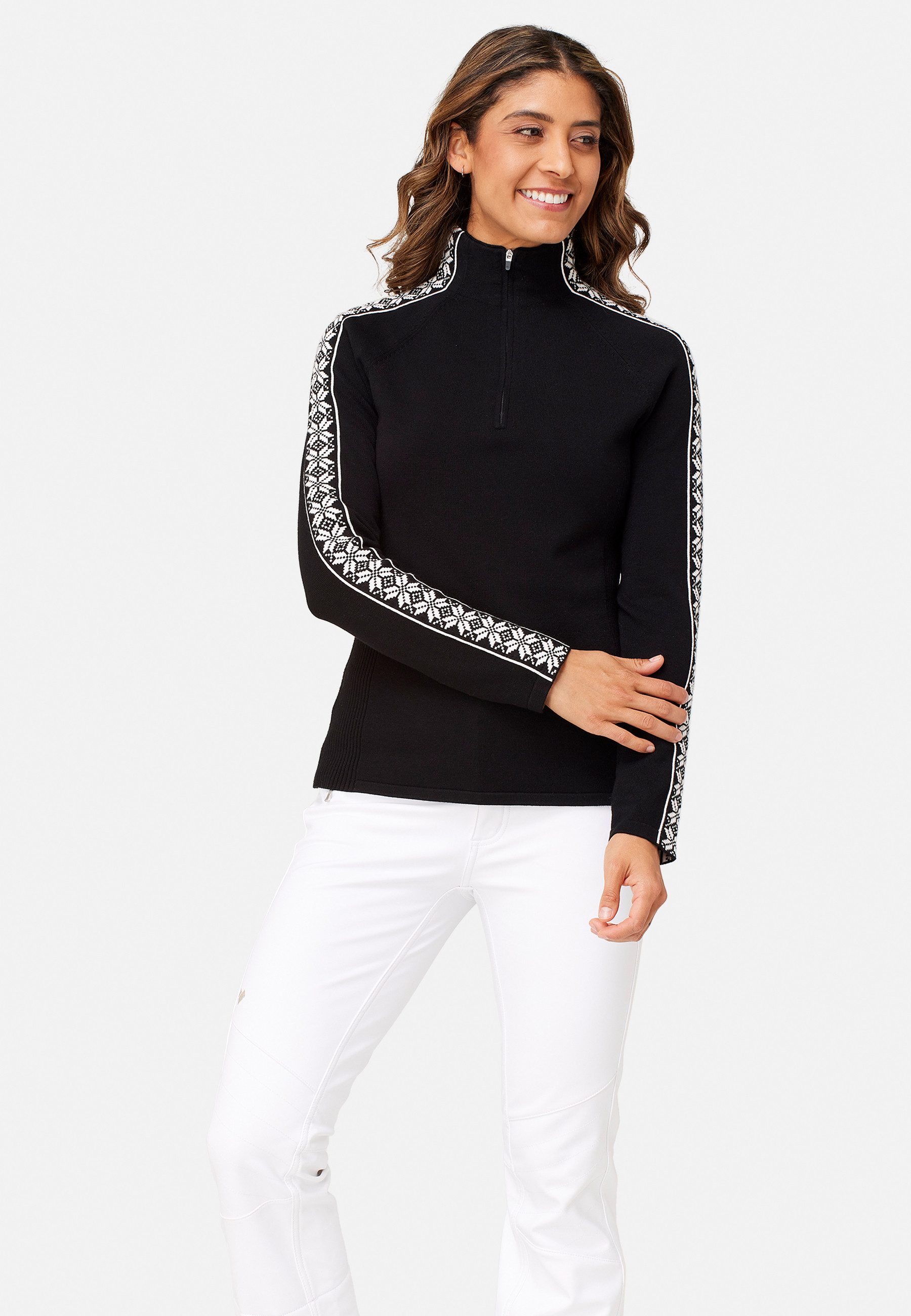 Trainingspullover Slalom Zip Neck