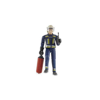 Bruder® Spielfigur 60100 - Feuerwehrmann mit Zubehör, Maßstab 1:16, für Kinder ab 4 Jahren