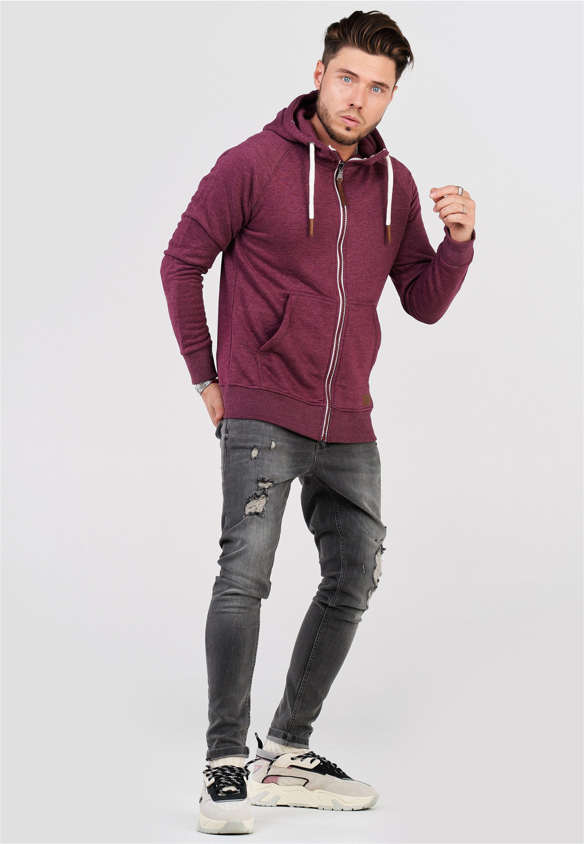 behype Kapuzensweatshirt SWANTON mit praktischer Kapuze