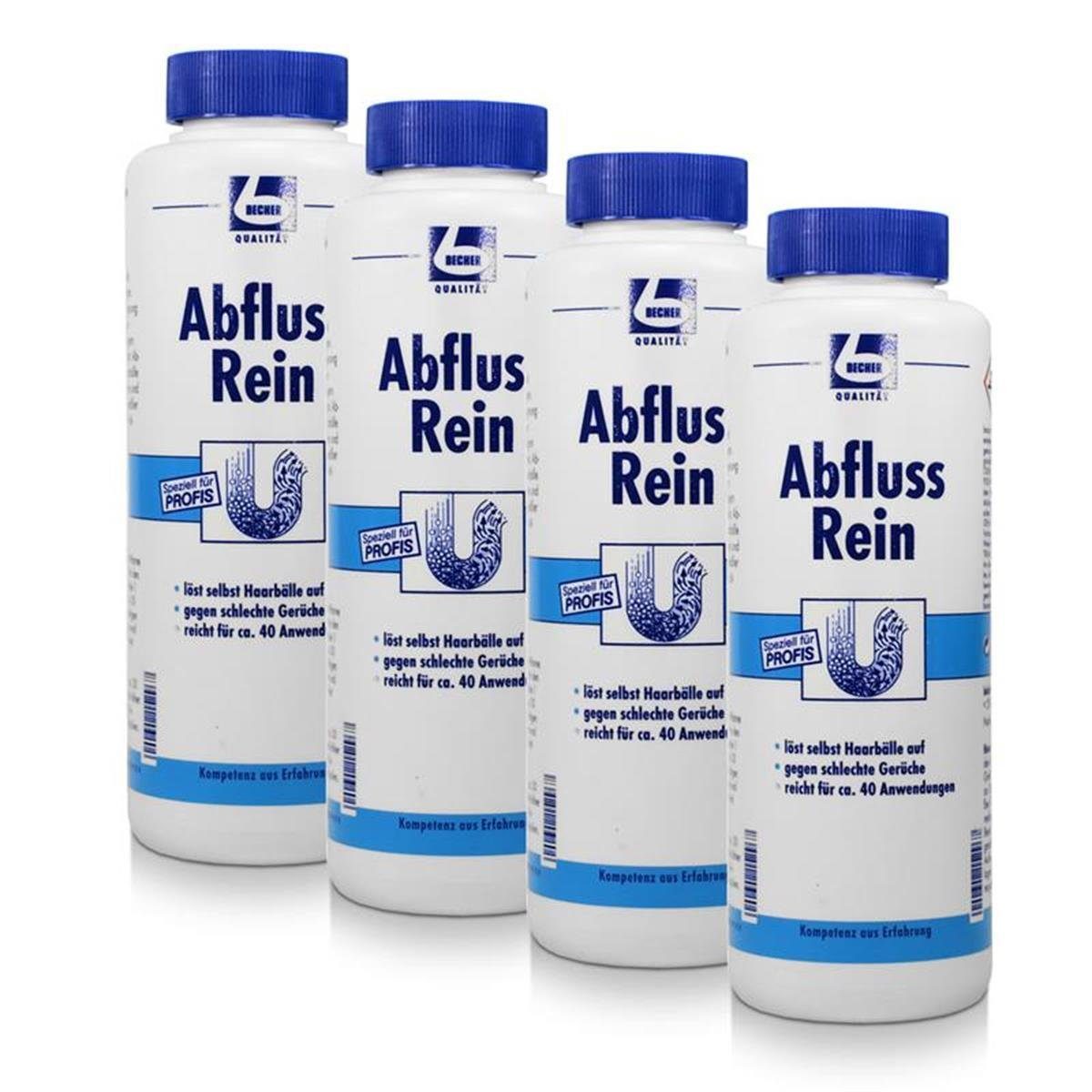 Dr. Becher Abfluss Rein 1kg geeignet für Abflüsse in Bad und Küche (4e Spezialwaschmittel