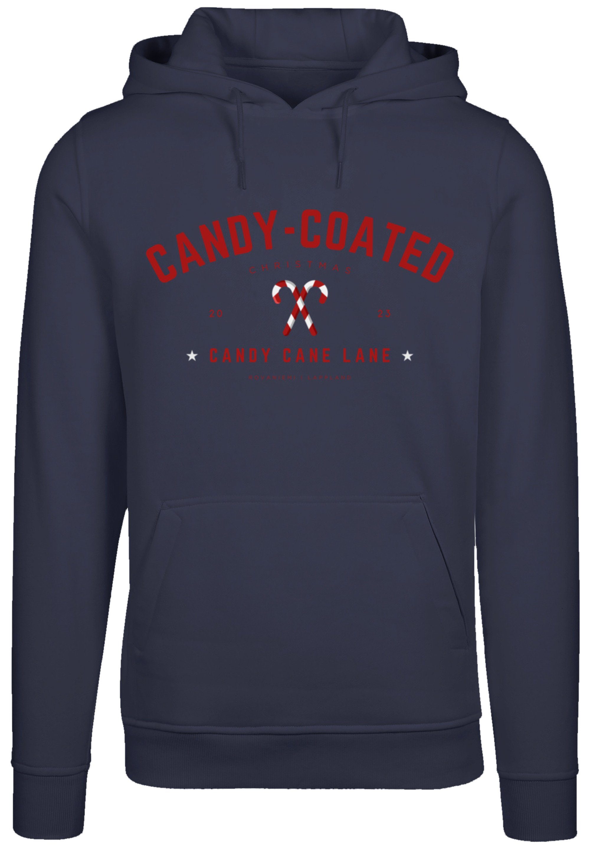 Christmas Weihnachten, Weihnachten Geschenk, Kapuzenpullover navy F4NT4STIC Logo Candy Coated