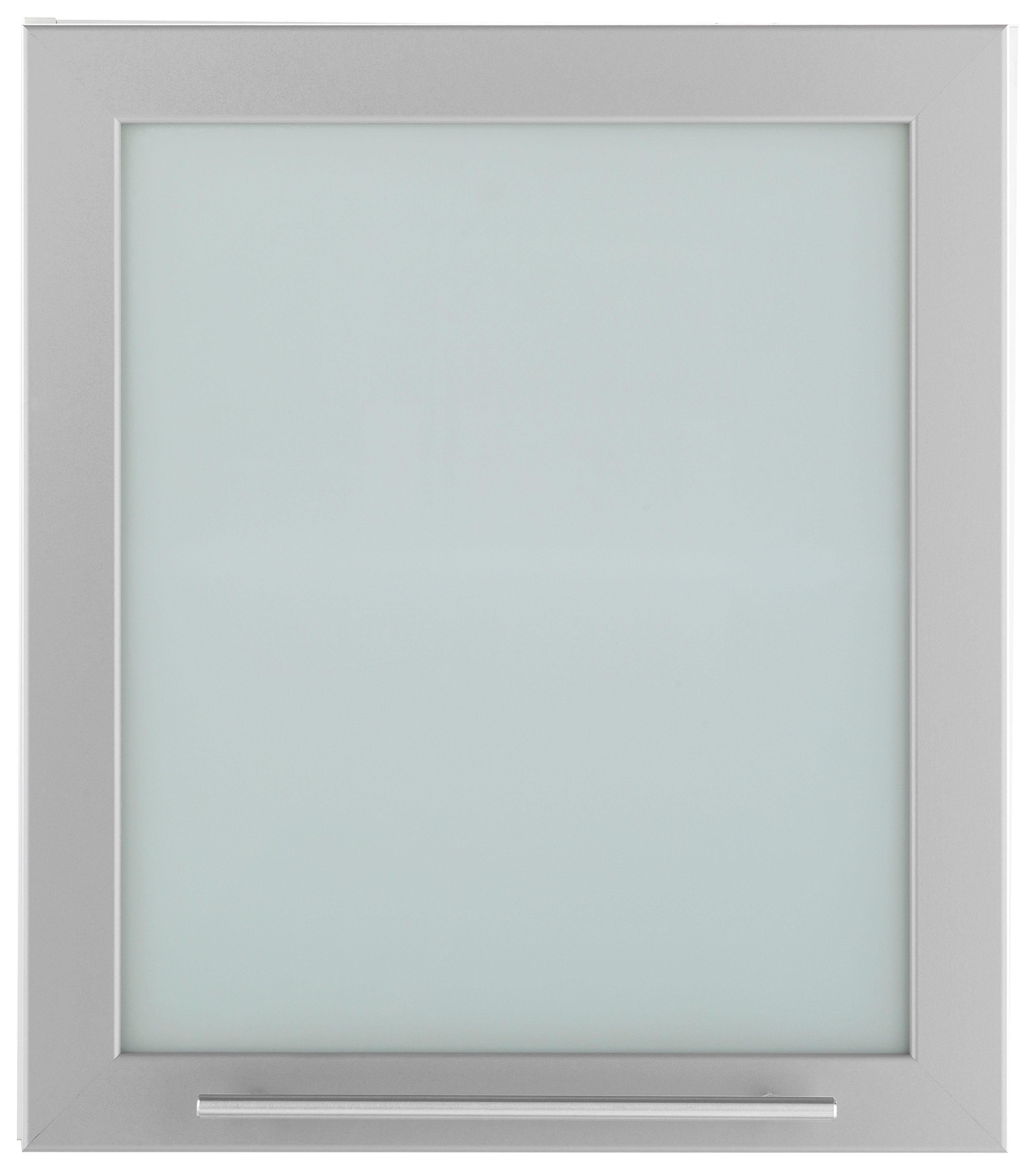 Flexi2 wiho Glashängeschrank Küchen cm Breite alufarben/weiß 50