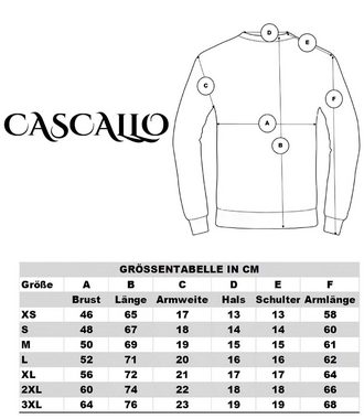Cascallo Strickpullover Tommaso - Gestrickter Luxus Designer Rundhals-Pullover Regular Fit (1-tlg) 3D Optik