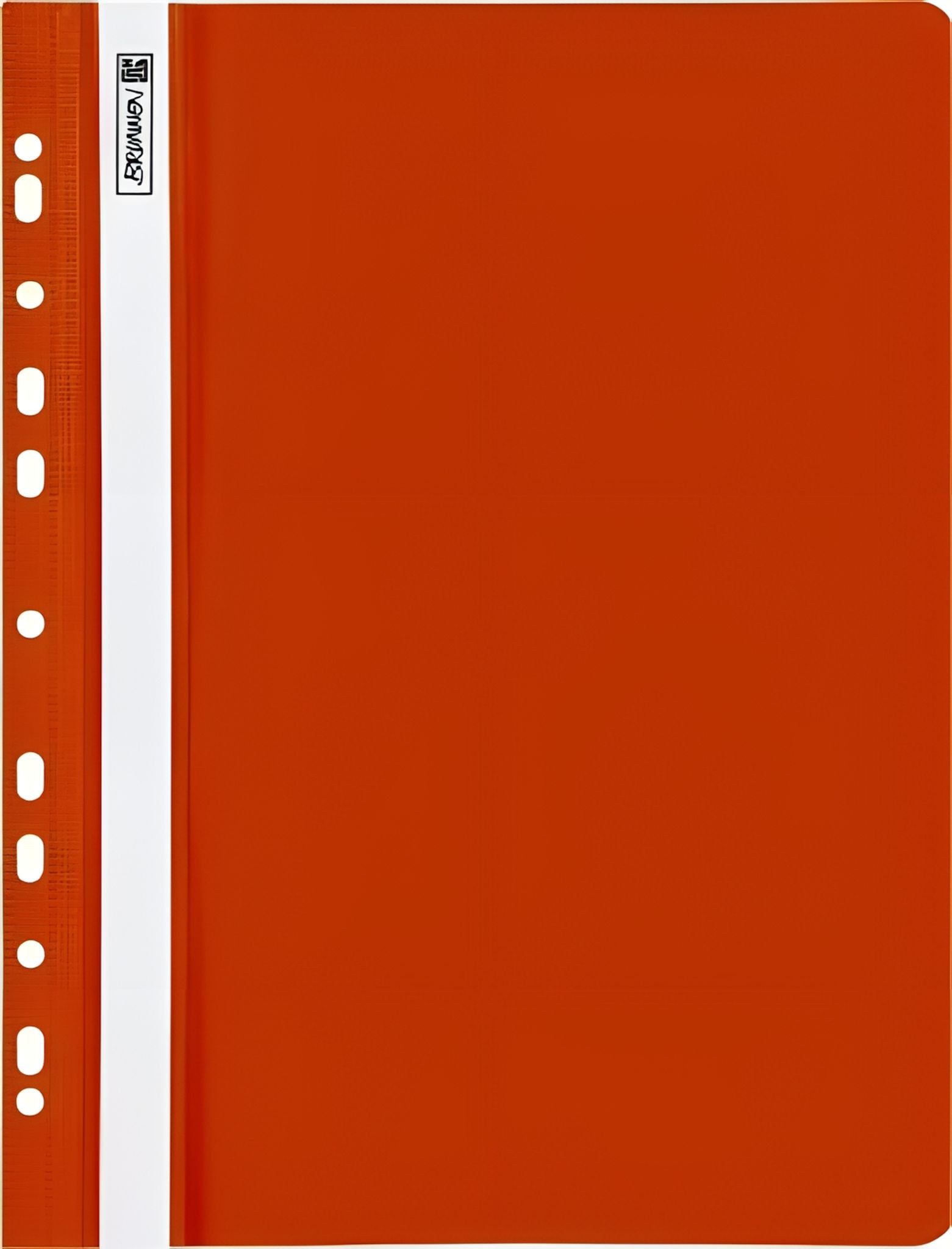 BRUNNEN Hefter BRUNNEN Schnellhefter A4 gelocht orange 102015240