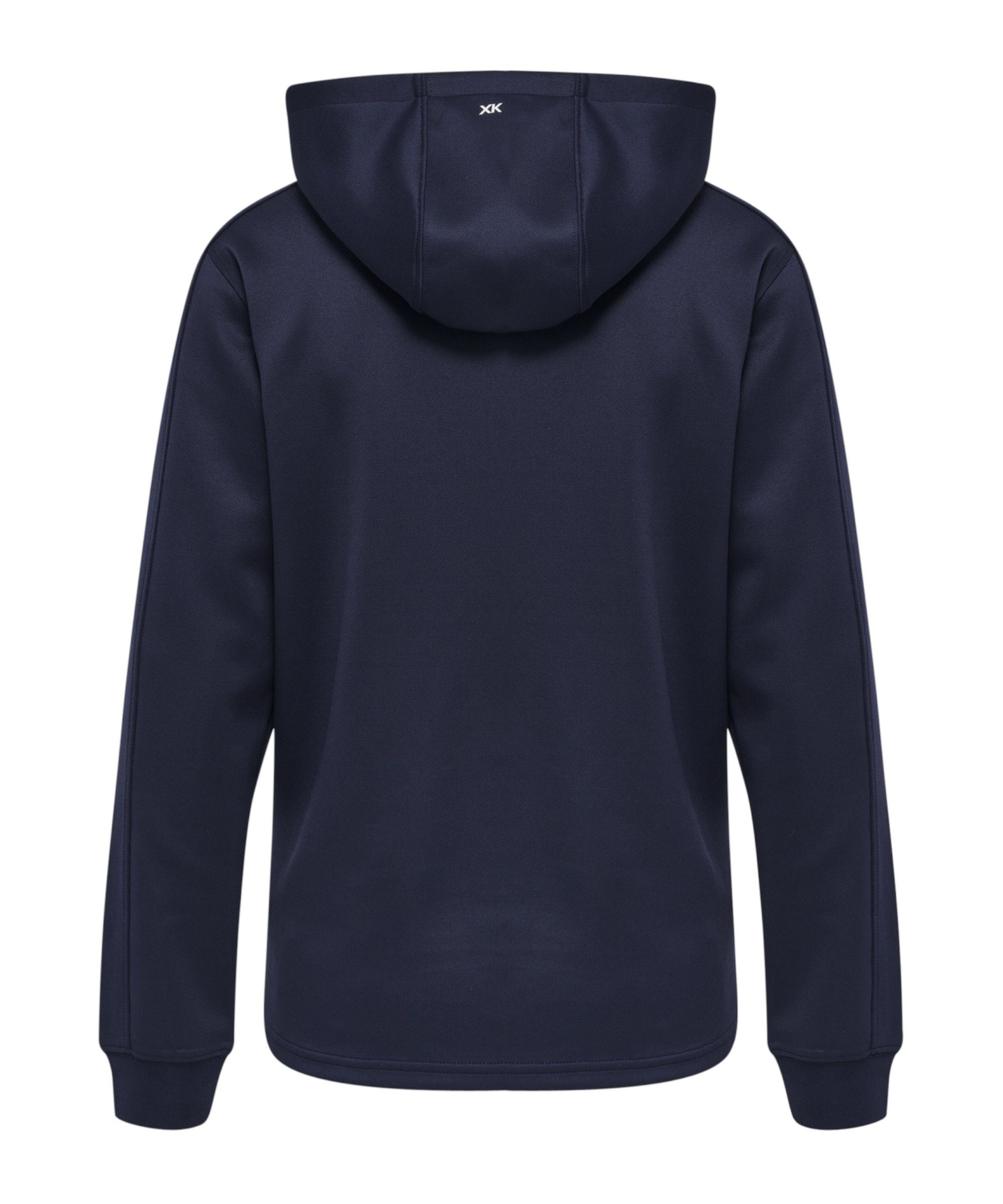 XK hummel blauweissblau hmlCORE Damen Sweater Hoody Poly