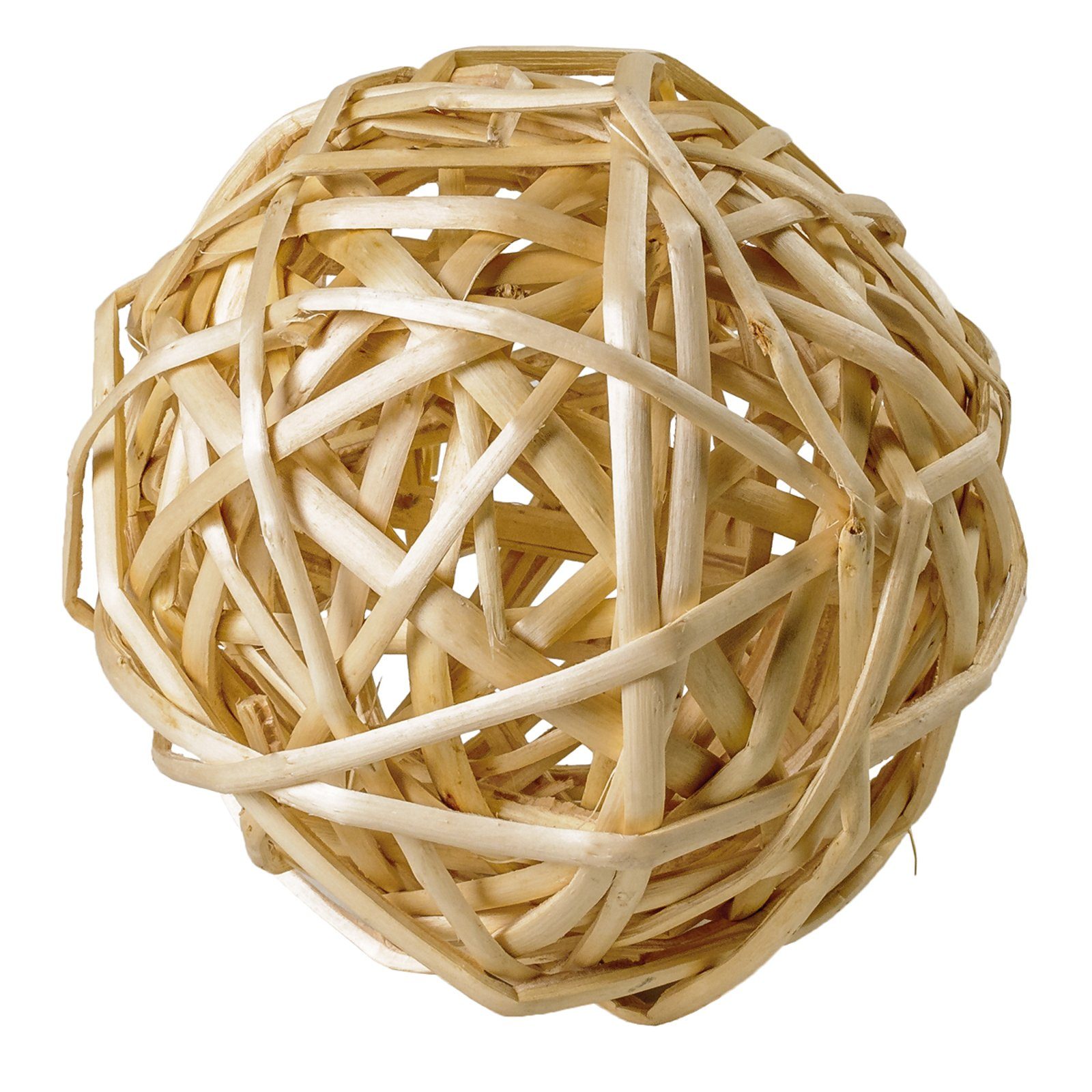 maDDma Dekoobjekt 1 Weidenball 15 cm Weidenkugel Dekokugel Dekoration oder Basteln, beige