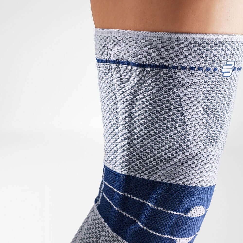 Bauerfeind Kniebandage GenuTrain Comfort Unisex mit Silikonrand, Beidseitig tragbar