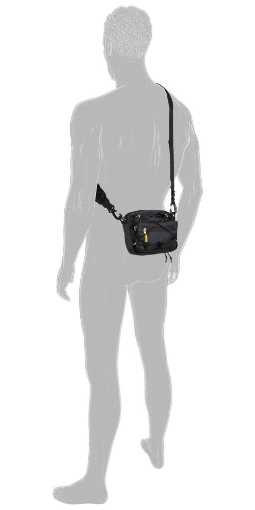 camel active Handtasche Shores (Set, 2-tlg., abnehmbare Reißverschlusstasche vorne), Ultraleicht mit sportiver Schnürung abnehmbare Pouch & Reflektdetails