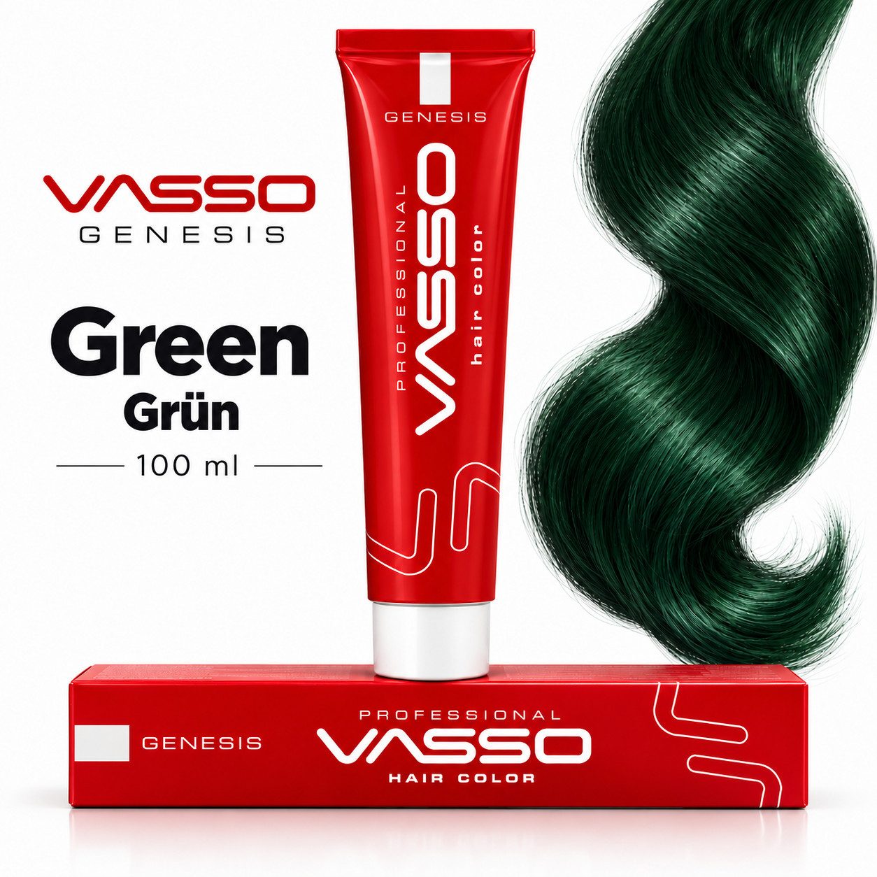 VASSO Haarfarbe VASSO Genesis professionelle Haarfarbe mit Keratin 100 ml 70 Farben
