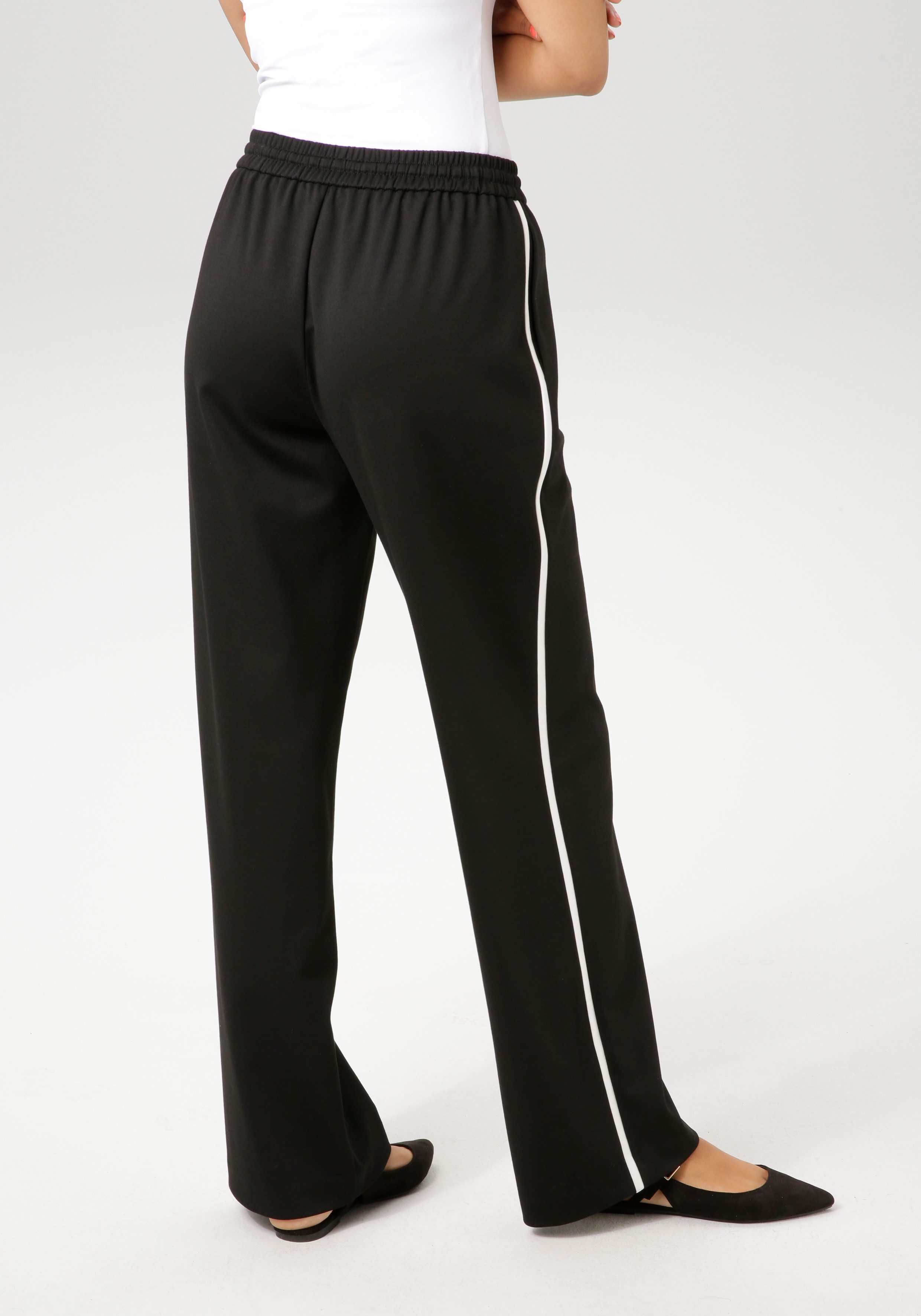 Aniston CASUAL Schlupfhose mit trendigem Streifen günstig online kaufen