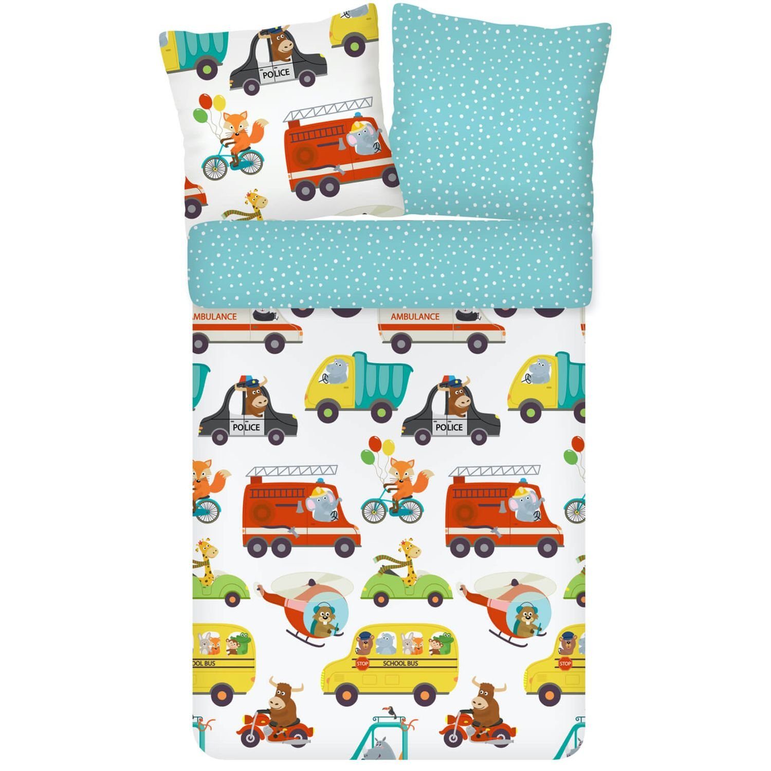 ESPiCO Bettwäsche Verkehr Trendy Bedding, Renforcé, günstig online kaufen
