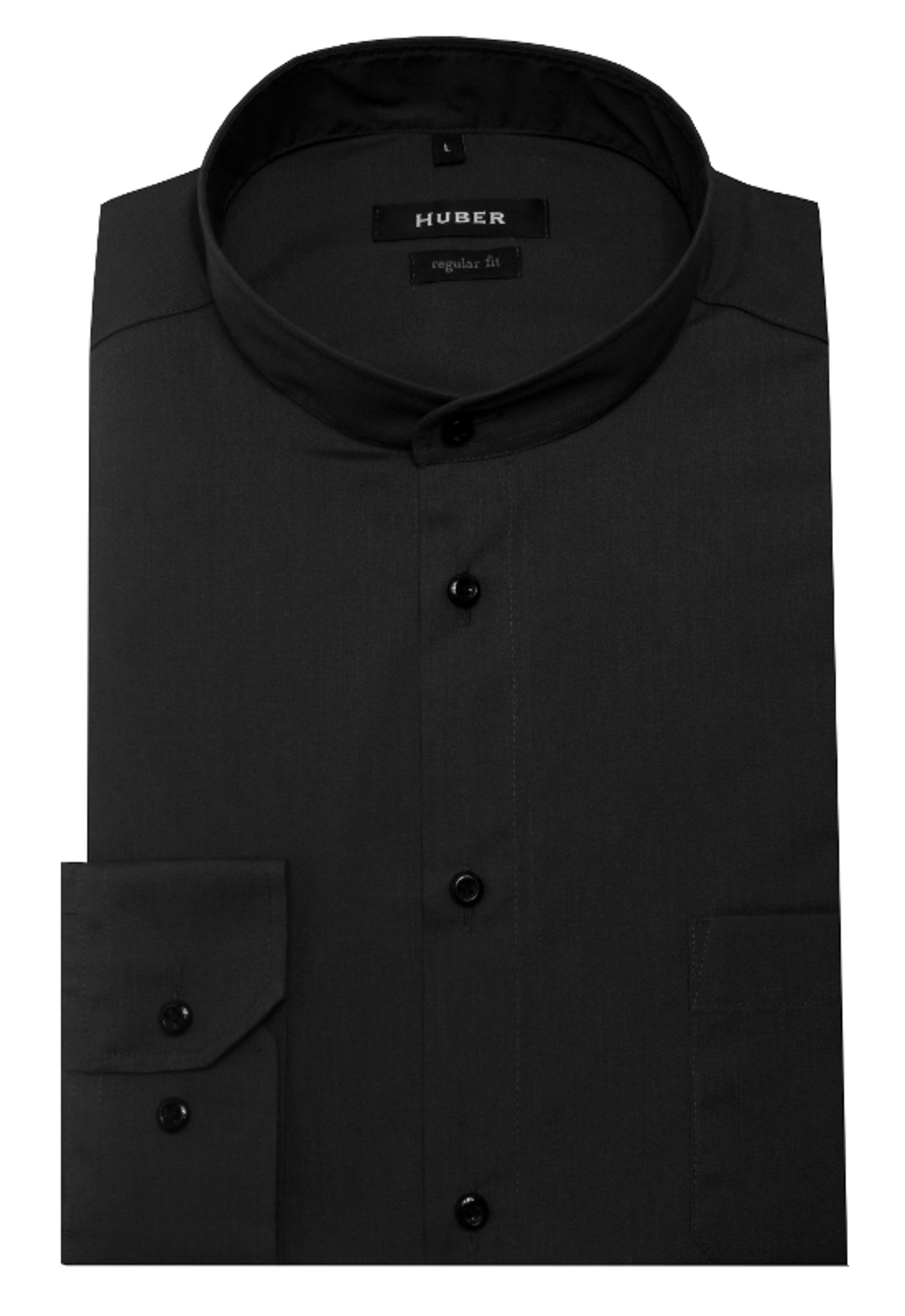 Huber Hemden Langarmhemd HU-9008 Stehkragen, Knopfleiste, günstig online kaufen
