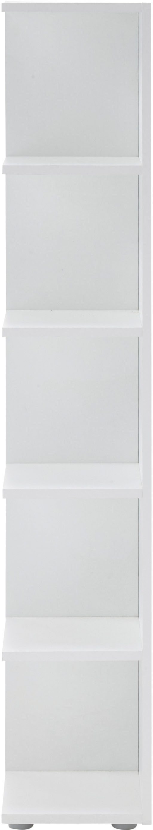 BEGA OFFICE Eckregal Corner Light, mit 5 offenen Fächer, 24x25,7x141 cm