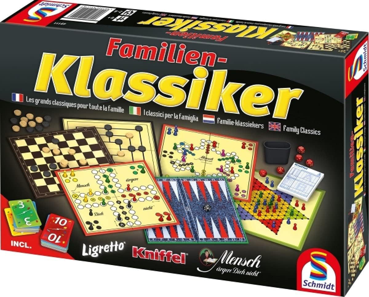 Schmidt Spiele Spiel Schmidt Familienklassiker + Ligretto - 2-6 Spieler
