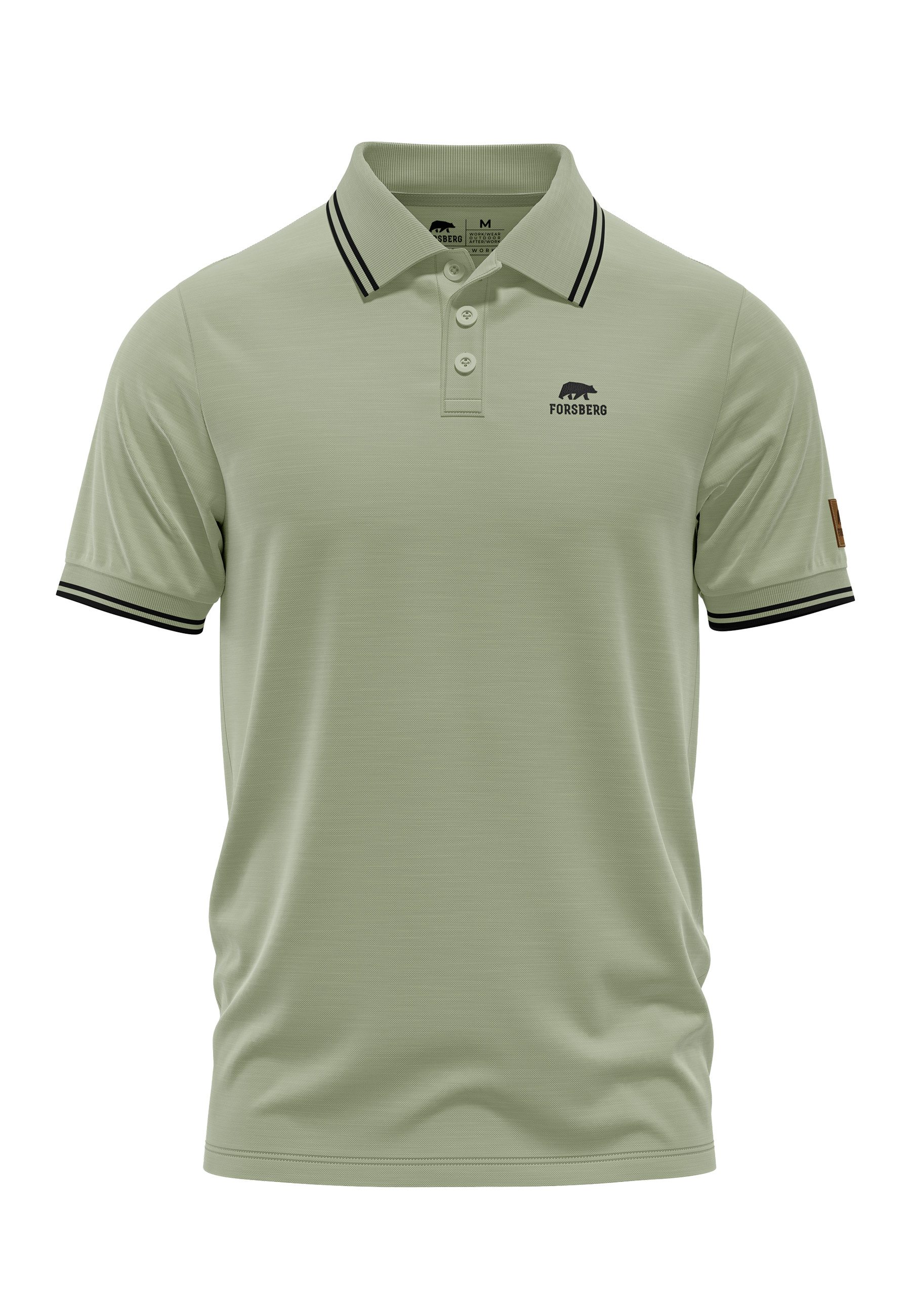 FORSBERG T-Shirt formstabil Poloshirt günstig online kaufen