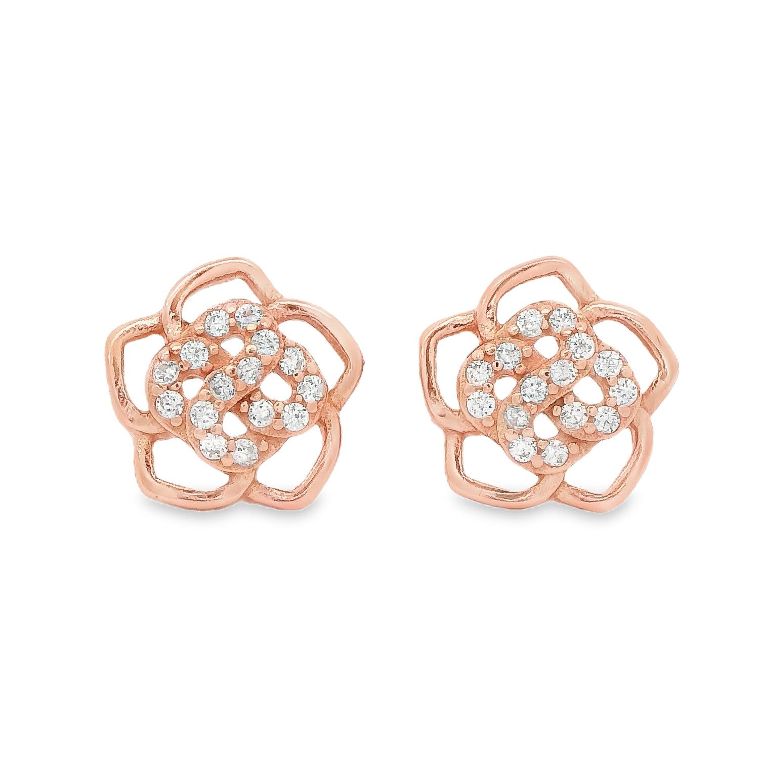 Impala Paar Ohrstecker Rose 925 Silber rhodiniert und rosevergoldet günstig online kaufen