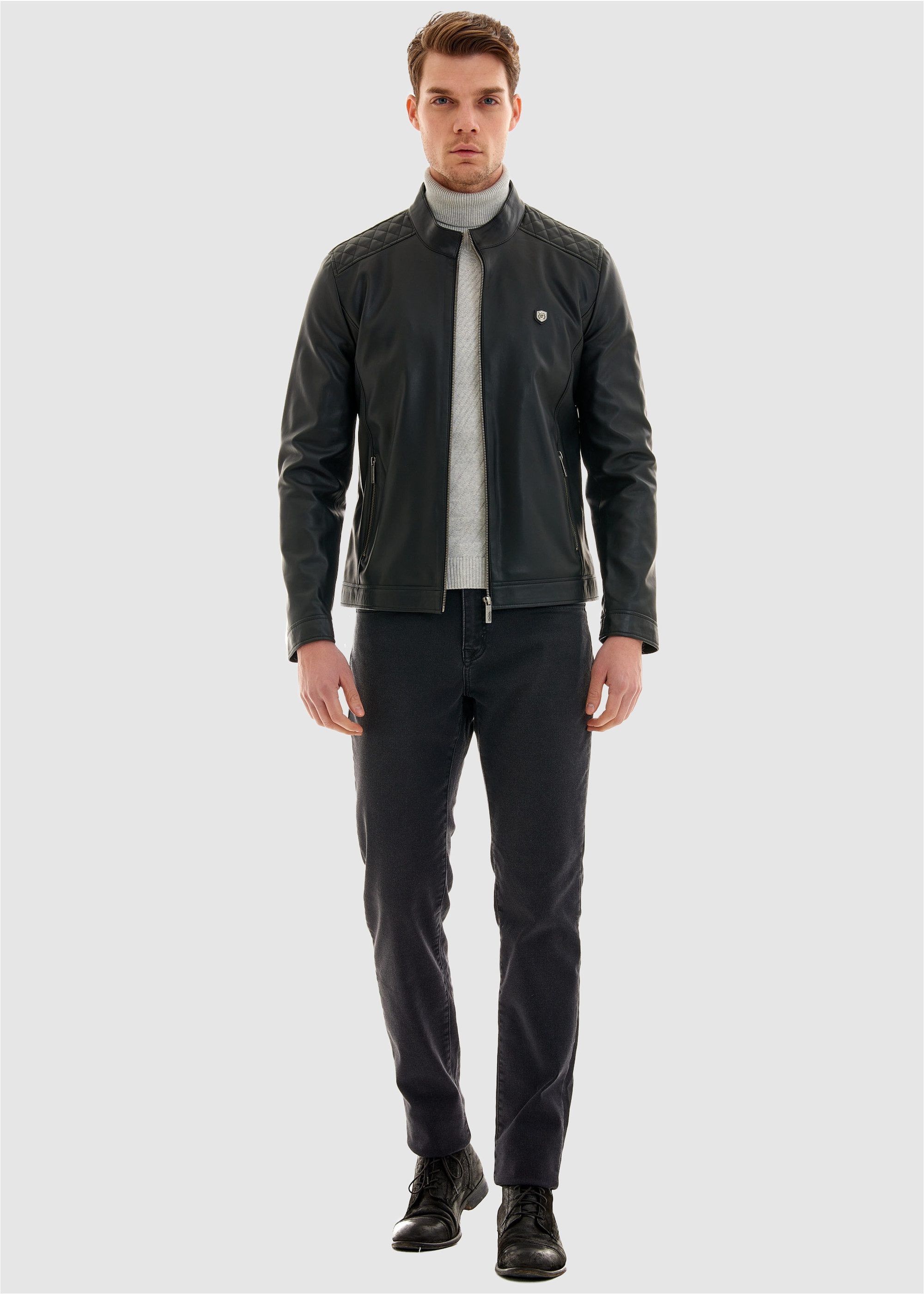 Pierre Cardin Lederimitatjacke in tollem Leder-Design