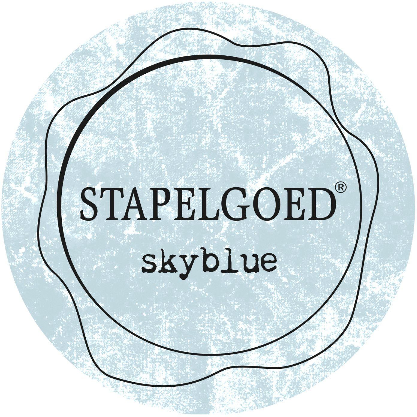 muurverf matt, Liter Blau shades, und extra Skyblue STAPELGOED waschbeständig, blue Wandfarbe hochdeckend 2,5 STGD