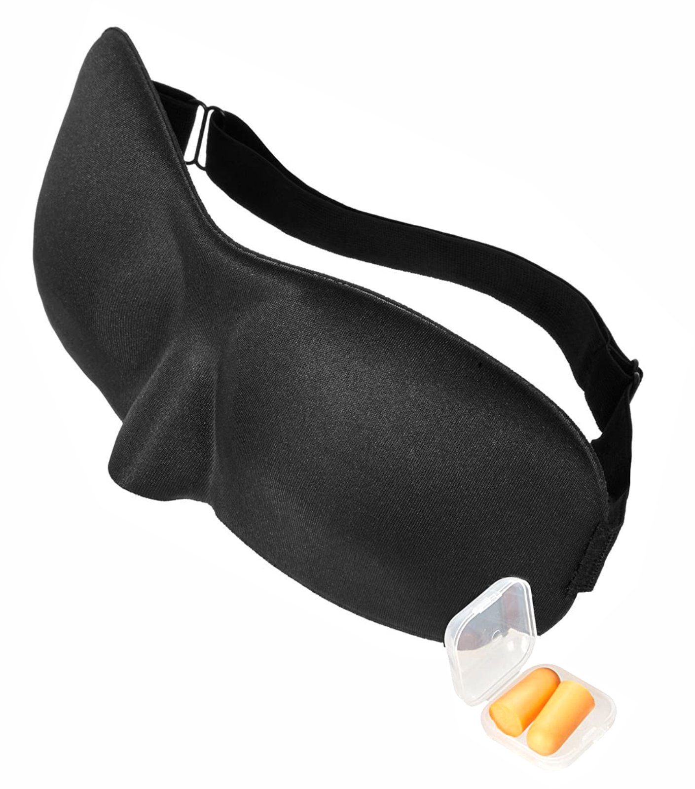 Schlafmaske VALNEO Schlafmaske mit Gehörschutz, Ohrenstöpsel und Tasche
