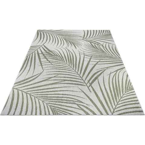 Teppich Naya, Leonique, rechteckig, Höhe: 3 mm, Florales Design, Robust, Pflegeleicht, Flachgewebe
