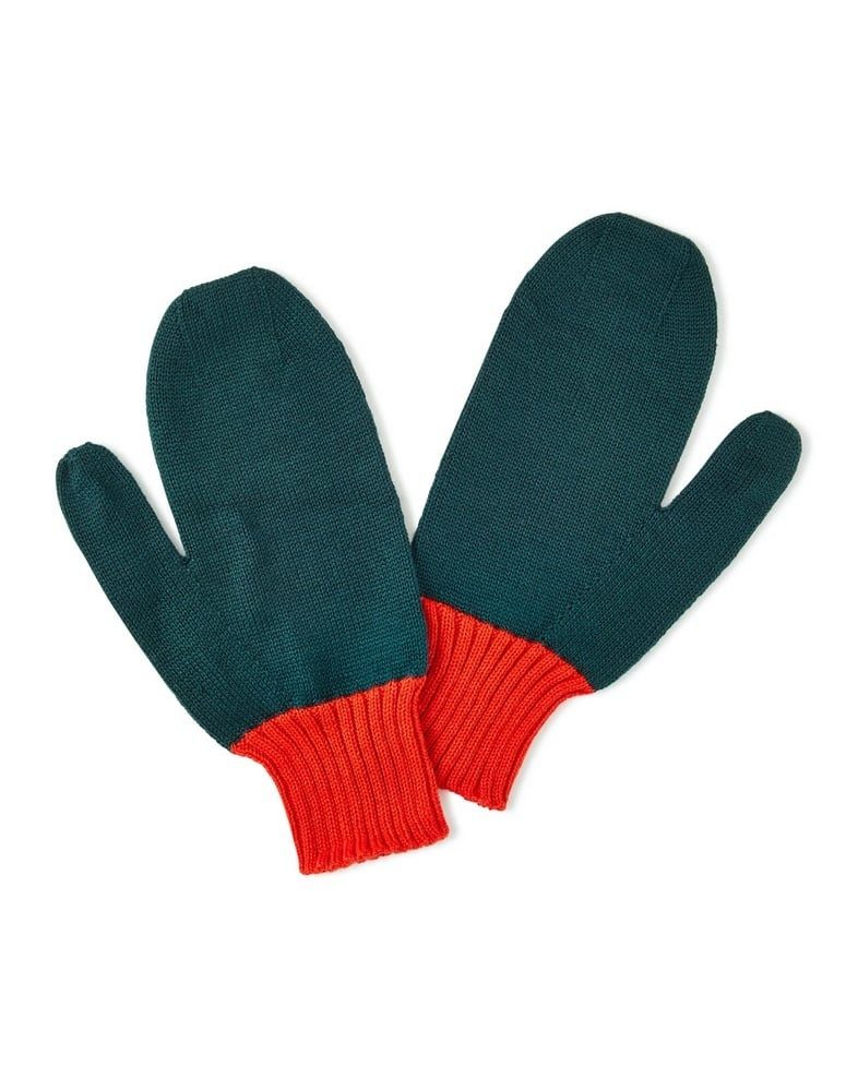 FALKE Варежки Winterhandschuhe - warm und soft grün/orange Damen/Herren 1 Paar
