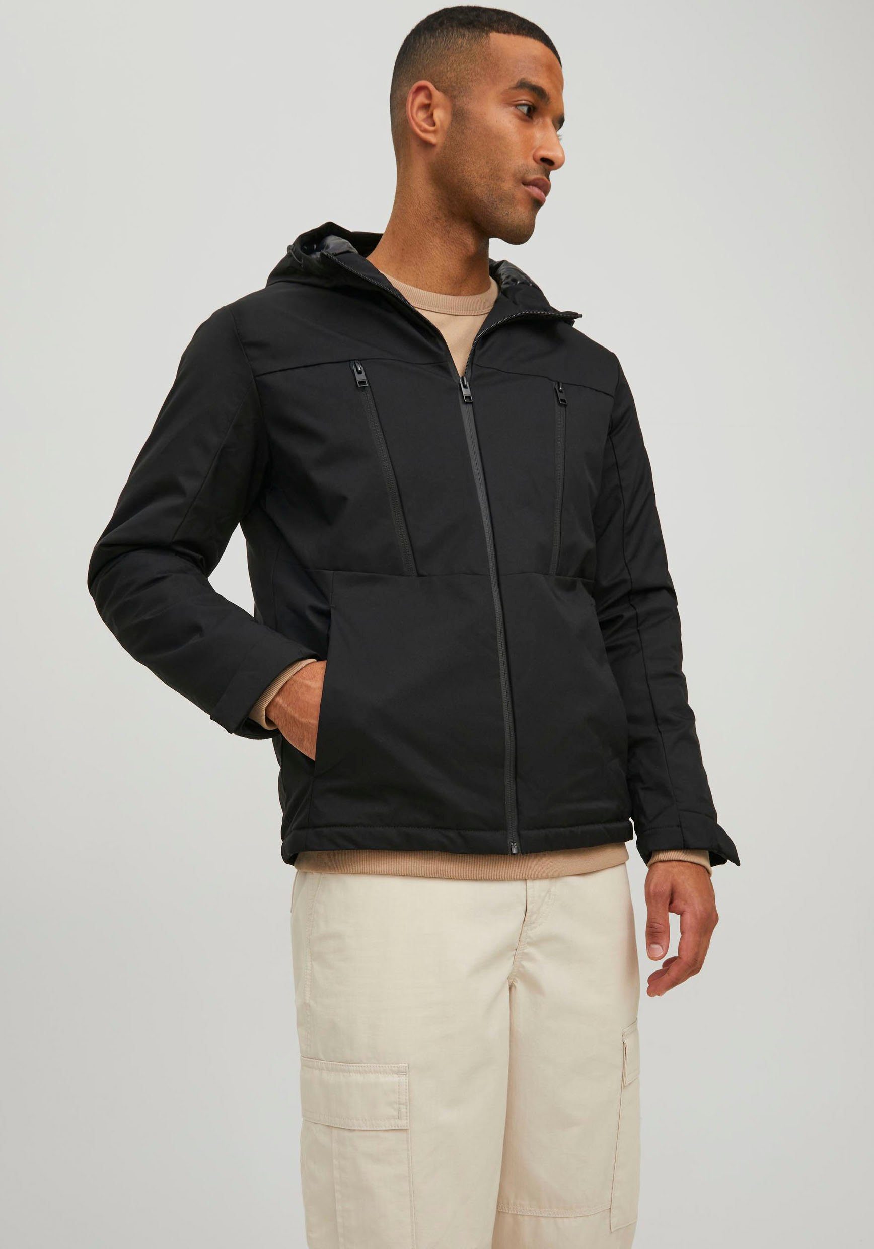 Herren Übergangsjacke Wasserdichte Jacke Für Damen – Outdoor, Camping, Angeln, Jagd, Camo Navy Wasserdicht Nylon Jacke