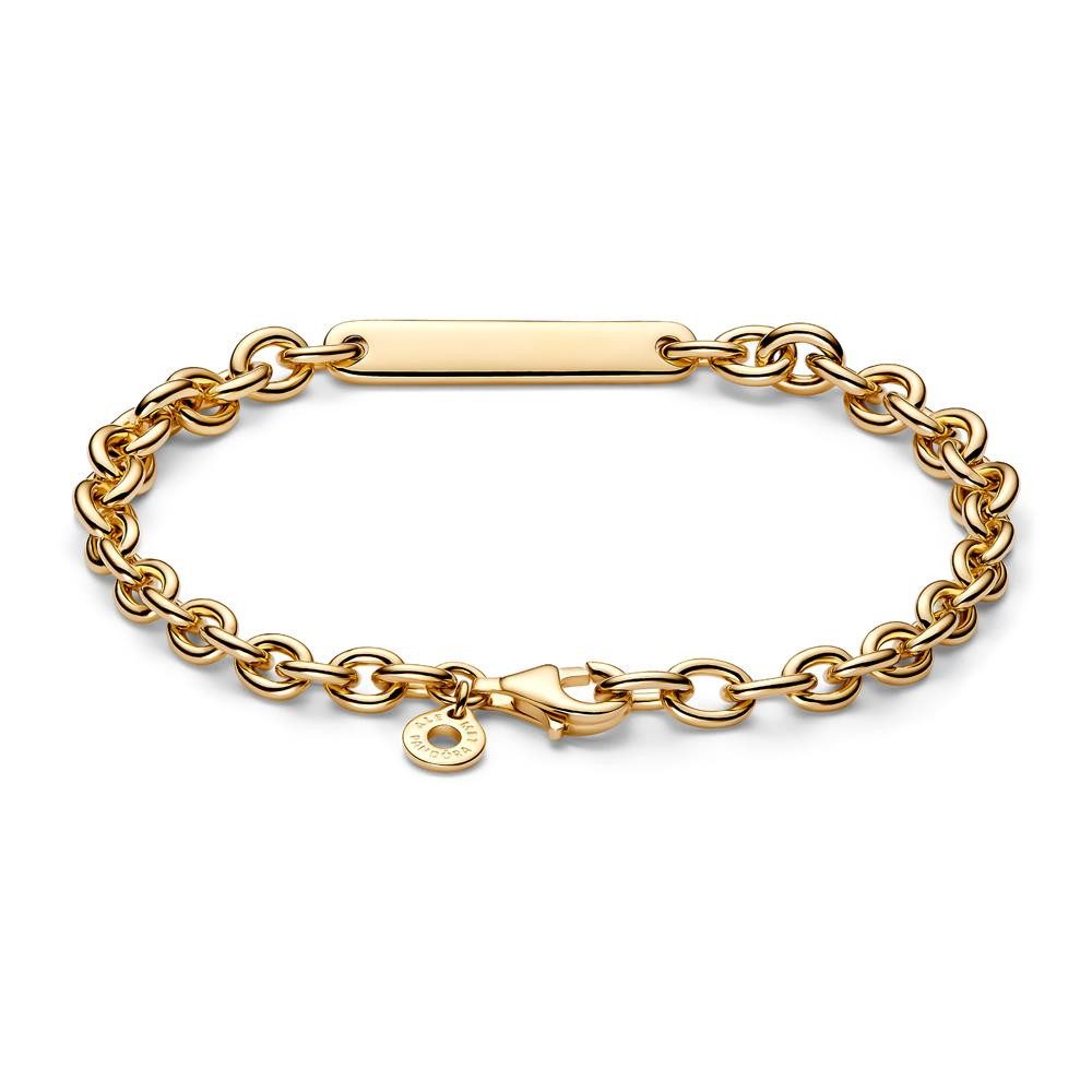 Pandora Gliederarmband PANDORA Damen Gliederarmband Moments, IP Gold