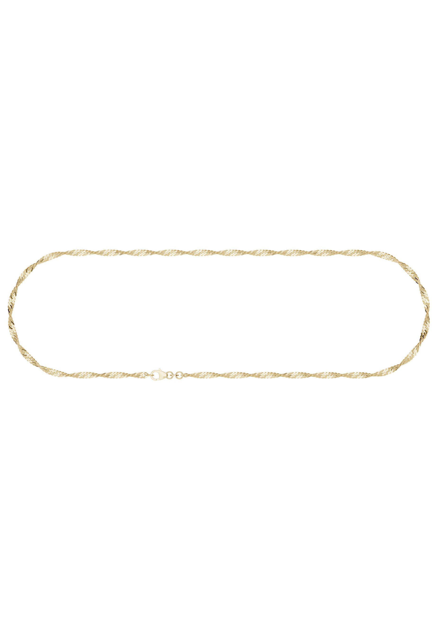 Collier Halskette Goldkette Halsschmuck Gold Made in Schmuck Geschenk Germany Singapur, gelbgoldfarben 585 Firetti