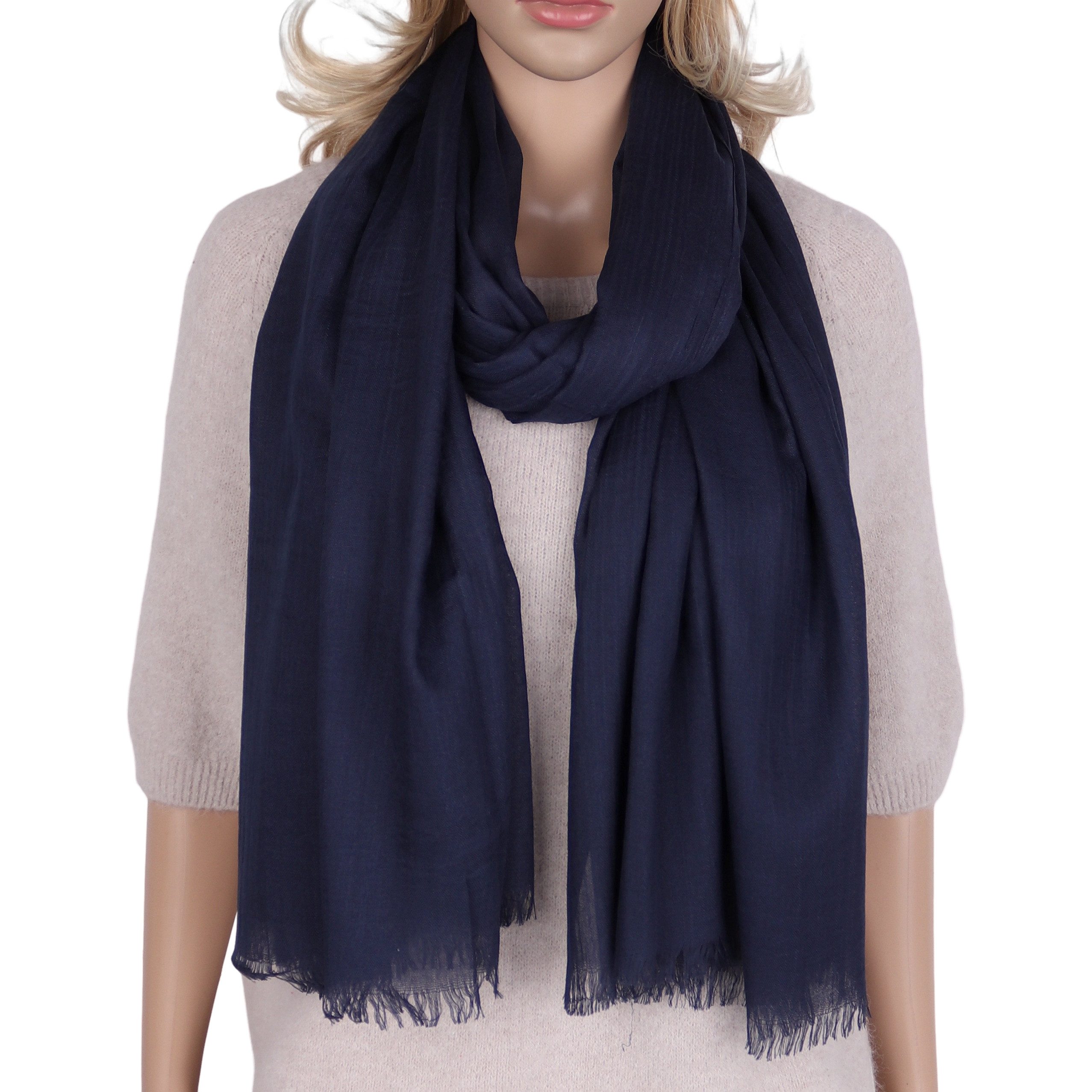 MIRROSI Modeschal weicher Unifarbe XXL Schal ca.110x180cm, (viele tolle Farben zur Auswahl), Damen Halstuch ideal für Frühling, Sommer, Herbst
