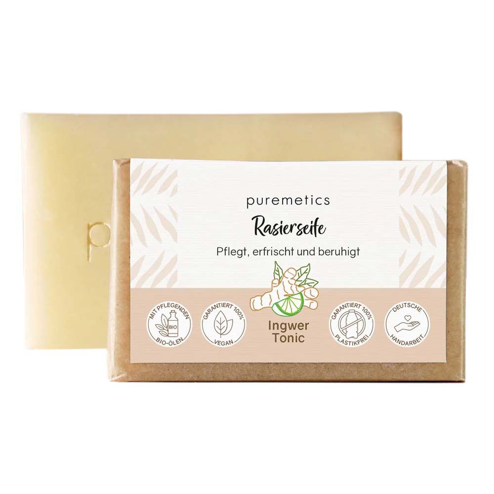 puremetics Rasierseife Rasierseife - Ingwer-Tonic 75g