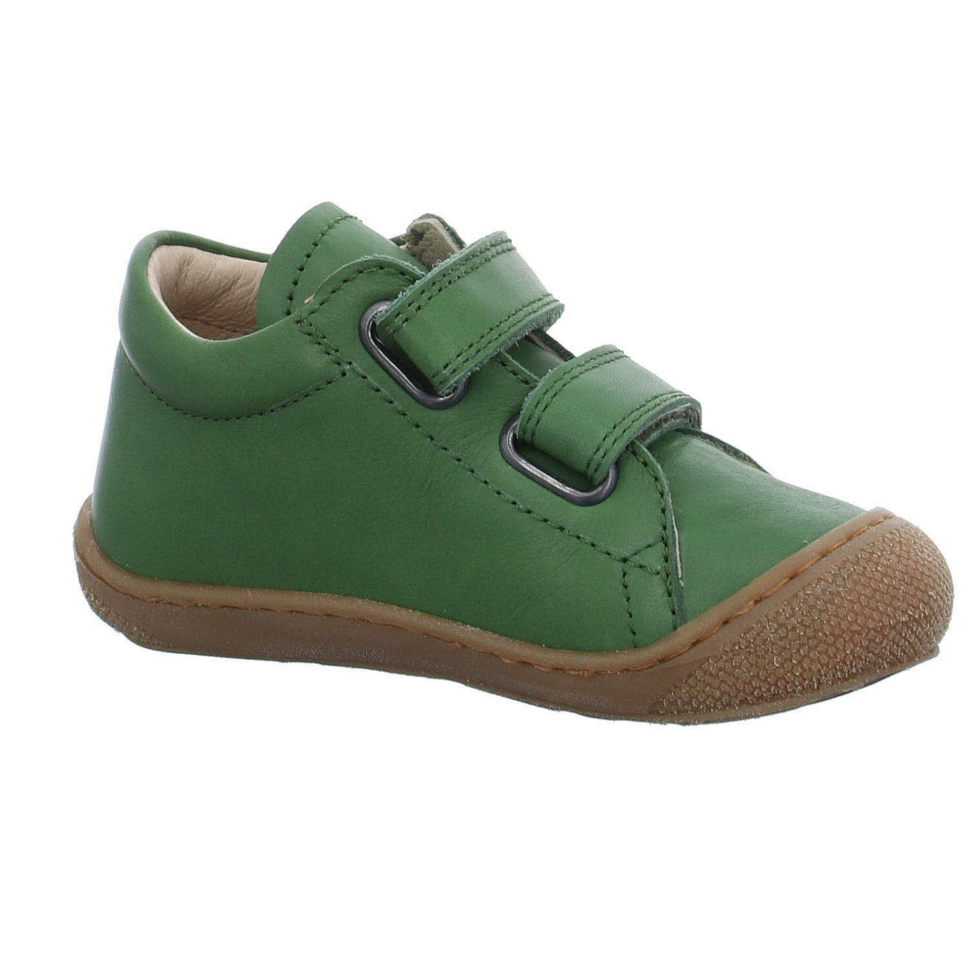 Krabbelschuhe Baby Glattleder Naturino Lauflernschuh grün+petrol-mittel Lauflernschuhe