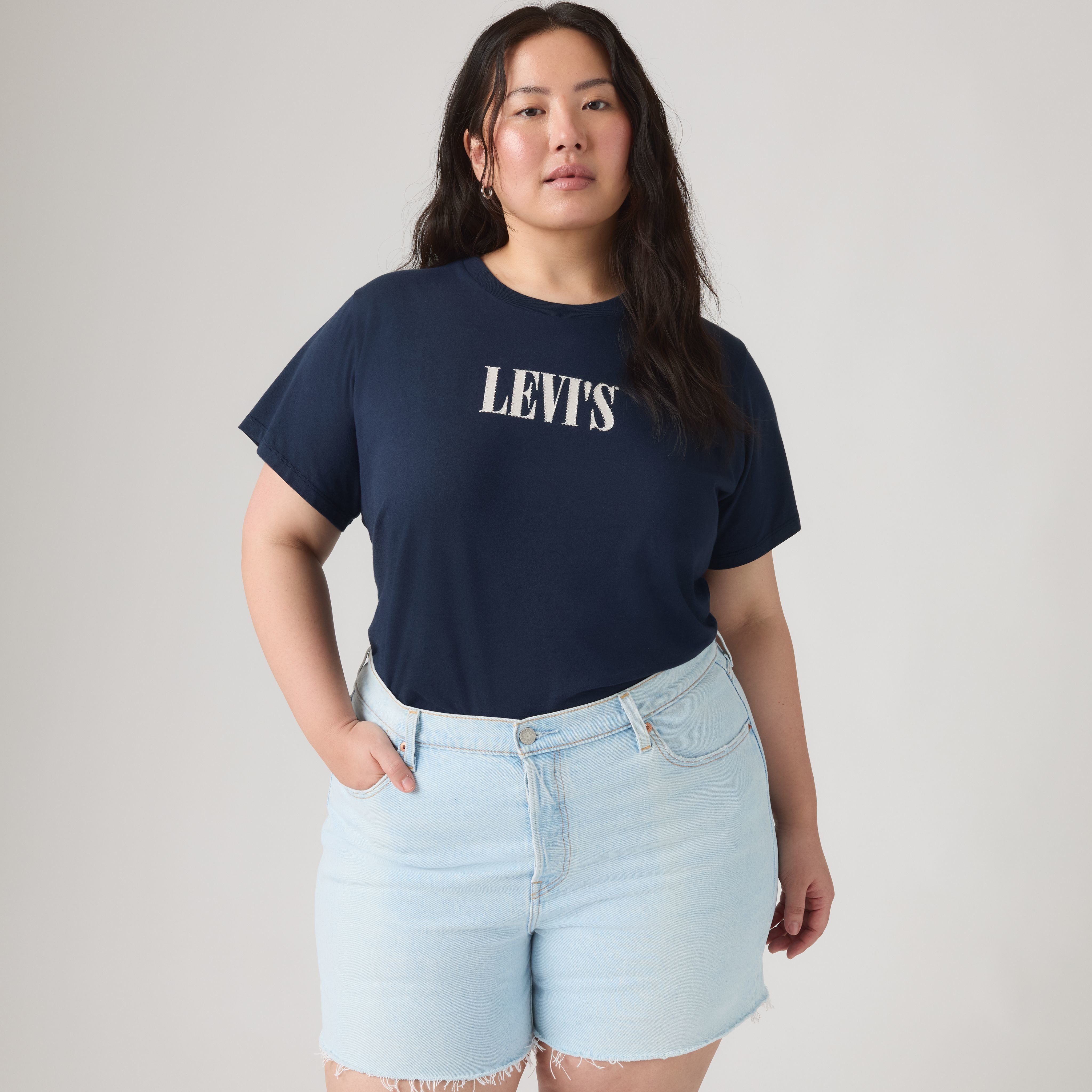 PL SERIF STUD OUTLINE NAVY BLAZER
