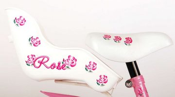 Volare Kinderfahrrad Rose, Mädchen - Pink - verschiedene Größen - 95% zusammengebaut, 1 Gang, bis 60 kg, Rücktrittbremse, Luftbereifung, einstellbare Lenkerhöhe