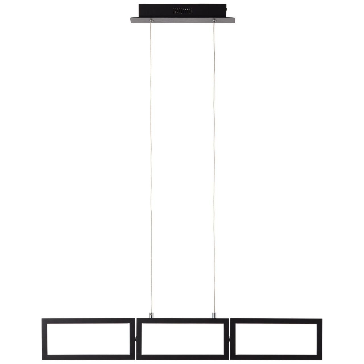 Brilliant Pendelleuchte Ranut, DimmfunktionMemoryfunktion, Warmweiß, Lampe, Ranut LED Pendelleuchte 3flg schwarz, 3x LED integriert, 11.3W