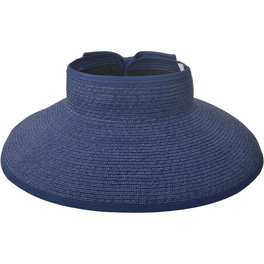Zaewry Sonnenhut Sonnenhüte mit breiter Krempe, Sonnenhut für Damen,Faltbar rollbar für Outdoor-Abenteuer, Wandern,Pferdeschwanz-Öffnung,Strandhut – Bild 2 von 5