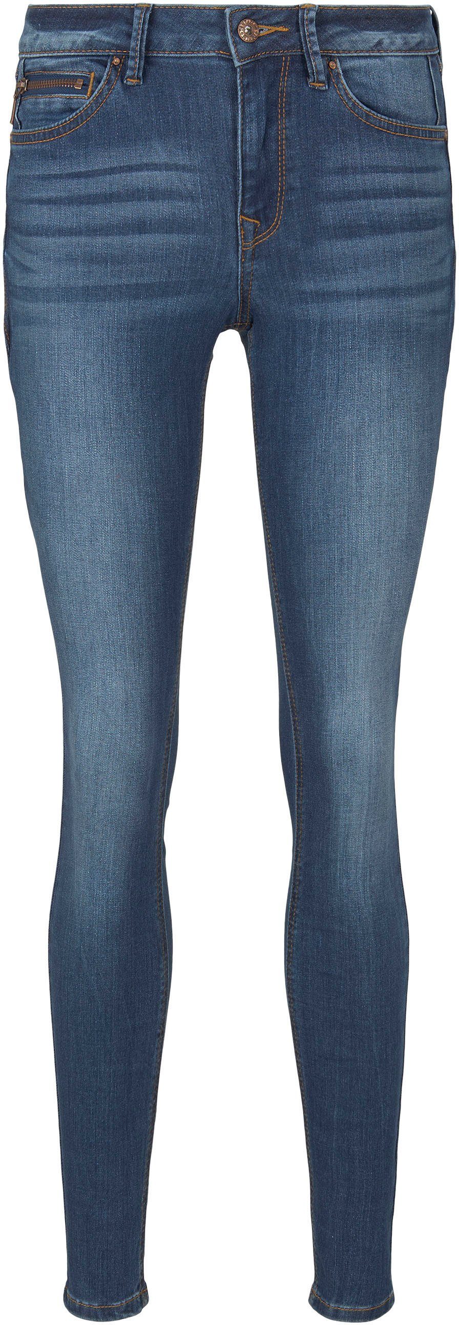 mid blue stone clean Skinny-fit-Jeans denim Denim JONA TOM TAILOR