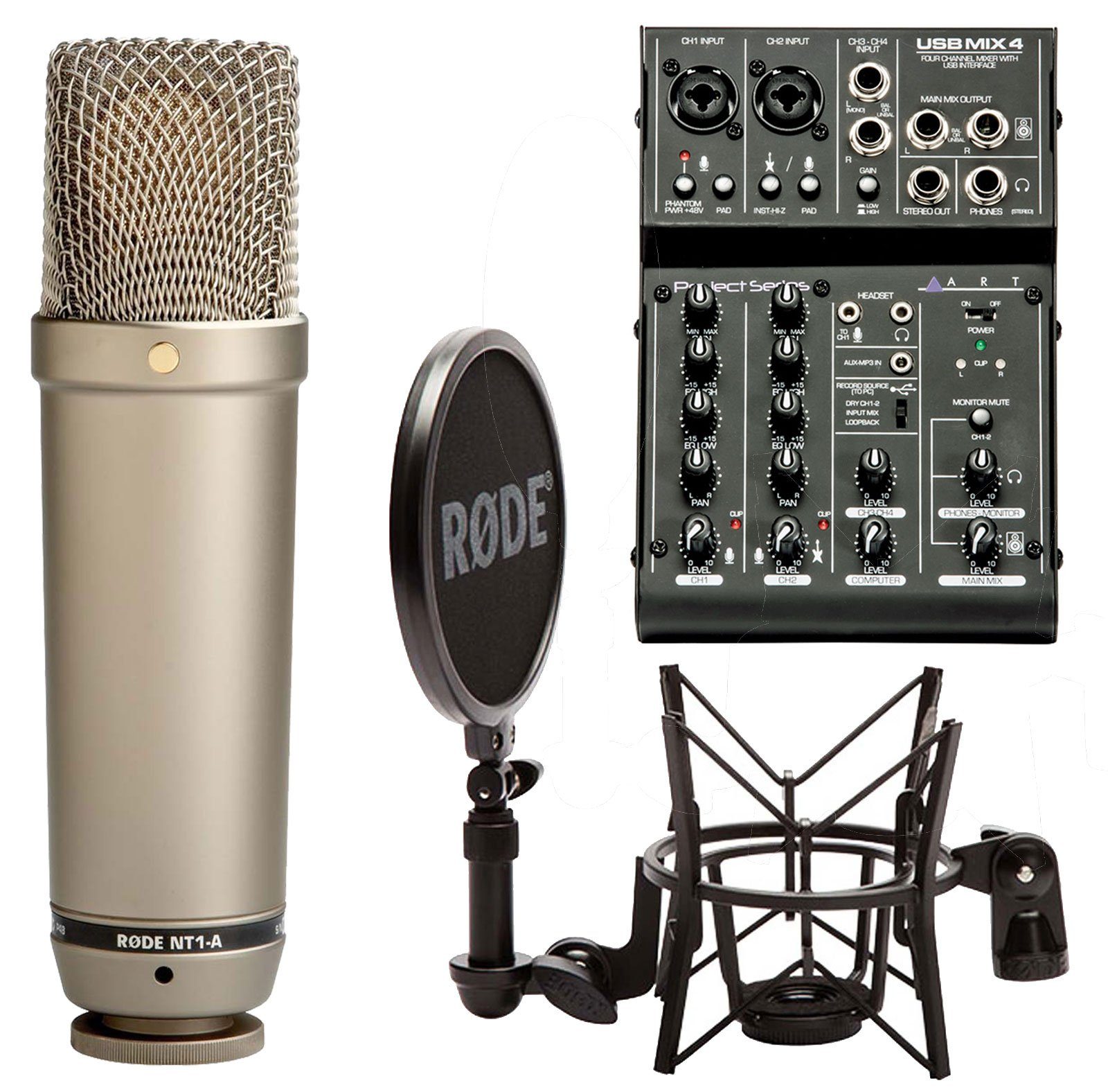 RODE Microphones Mikrofon »Rode NT1-A Set + ART USB-Mischpult« online  kaufen | OTTO
