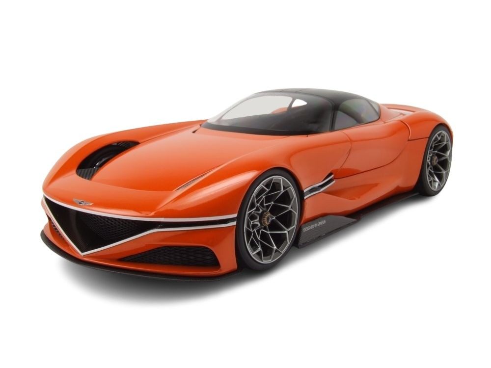 Norev Modellauto Genesis X Gran Berlinetta VGT 2024 orange, Maßstab 1:18