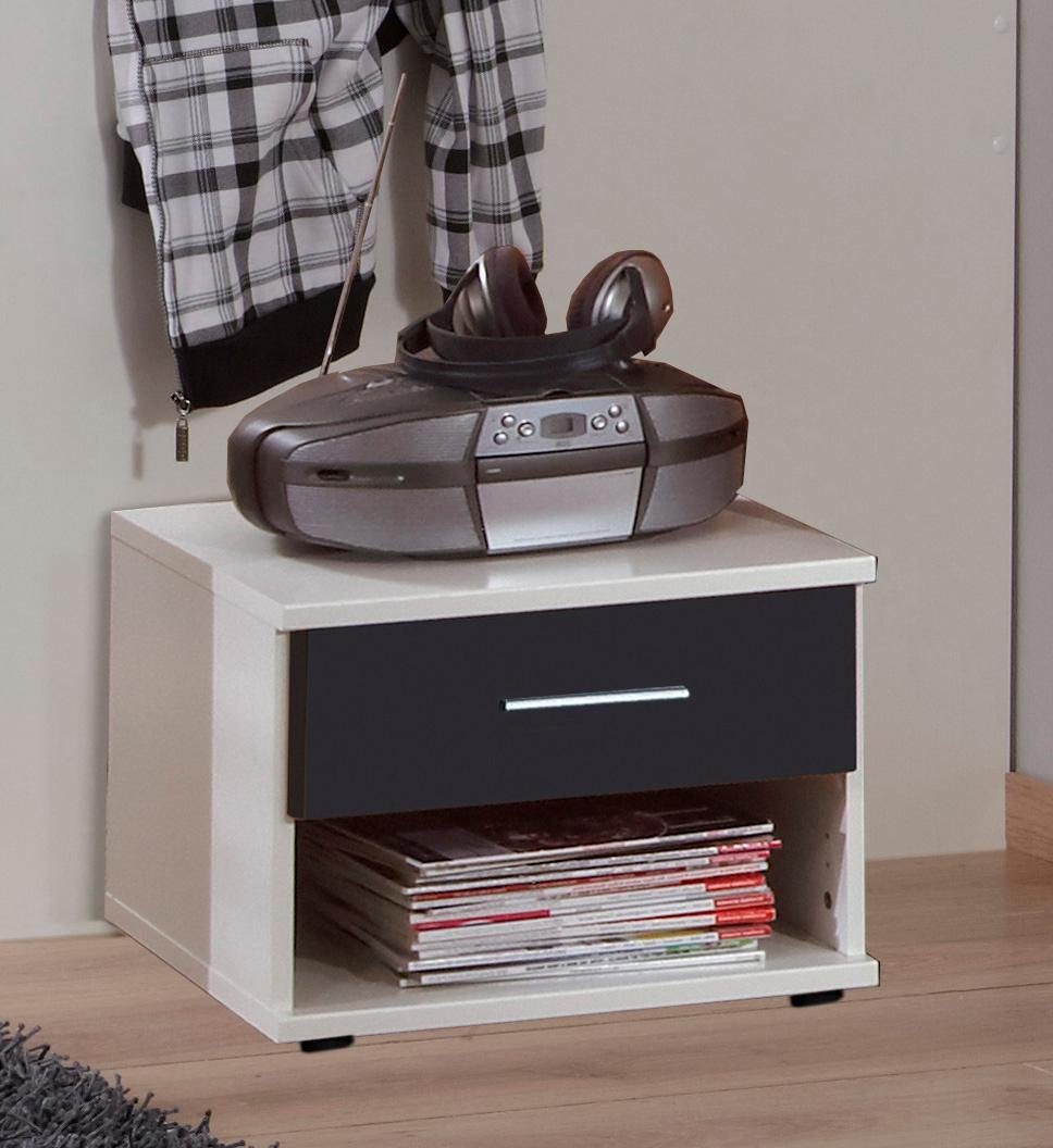 Wimex Nachtkonsole Joker, Nachtschrank Nachttisch mit 1 Schublade, 46cm breit