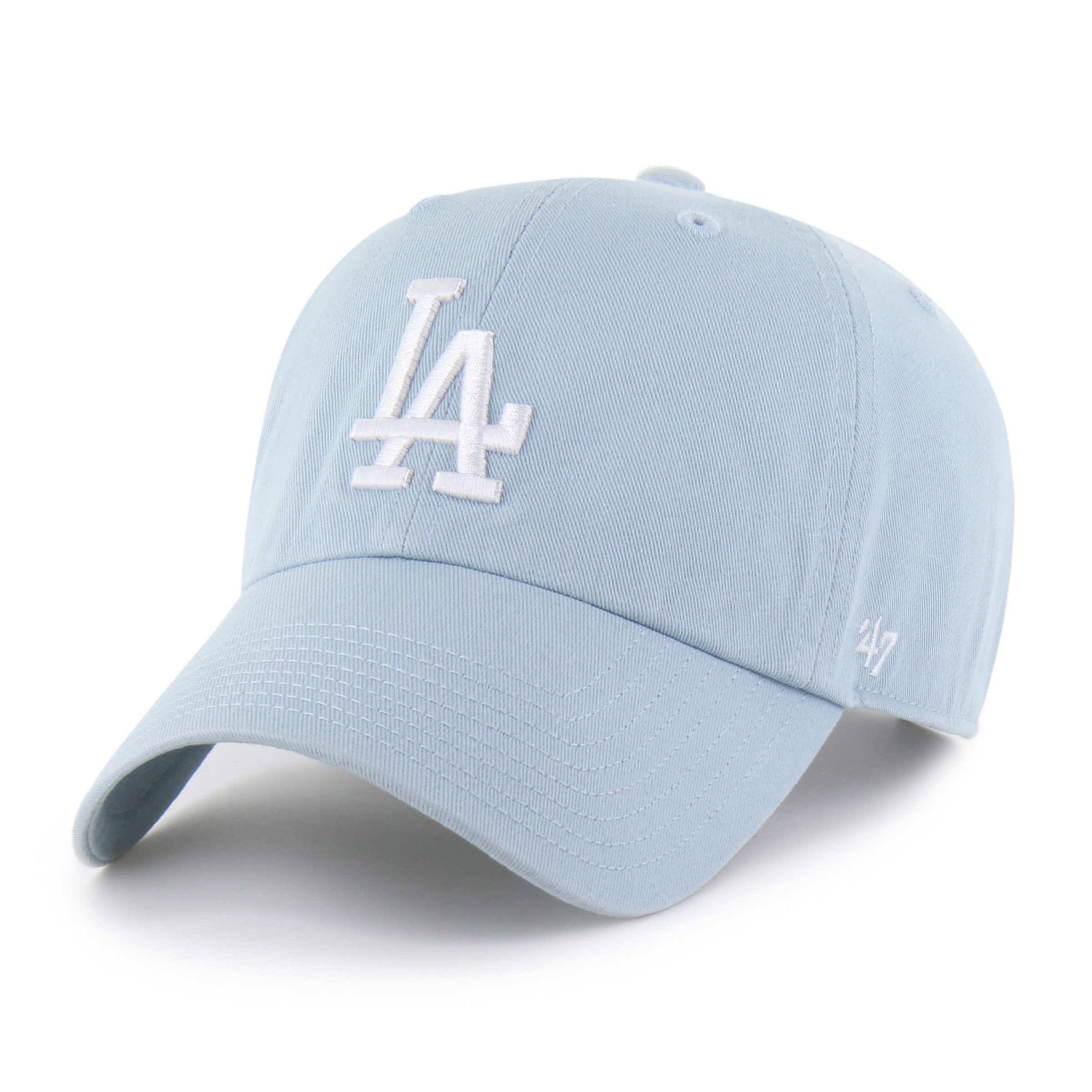 '47 Brand Baseball Cap '47 Brand MLB Los Angeles Dodgers '47 CLEAN UP Cap (Basecap, Basecap, Clean Up Cap) Used-Look (Garment Wash)