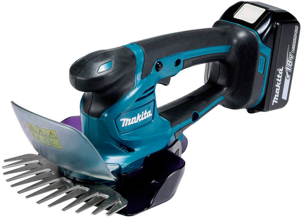 Makita Akku-Gras- und Strauchscherenset DUM604RFX, mit LXT Akku 18 Volt/3,0 Ah und Schnellladegerät