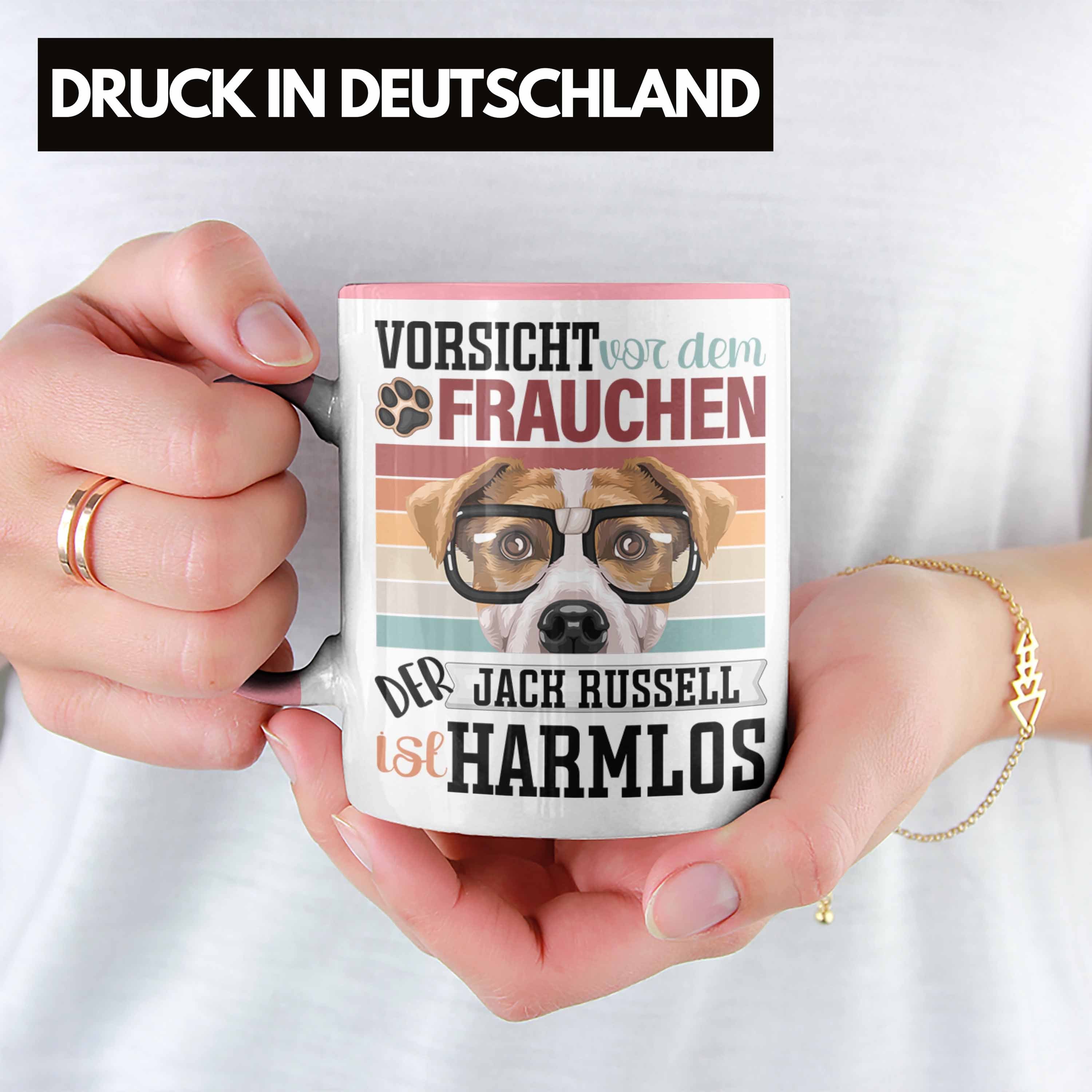 Besitzerin Frauchen Russell Spruch Tasse Jack Rosa Geschenk Trendation Tasse Lustiger Gesche