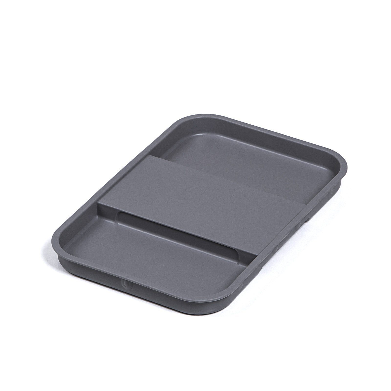 SO-TECH® Mülltrennsystem Ninka eins2vier Deckel für 4,2 / 5,5 / 7 / 8 Liter Behälter, 214 x 140 x 17 mm alugrau 50001.11